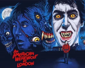 An American Werewolf In London Diamond Painting