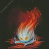 Calcifer Art Diamond Painting