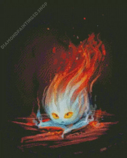 Calcifer Art Diamond Painting
