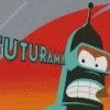 Futurama Illustration Diamond Painting