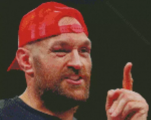 Tyson Fury Boxer Diamond Painting