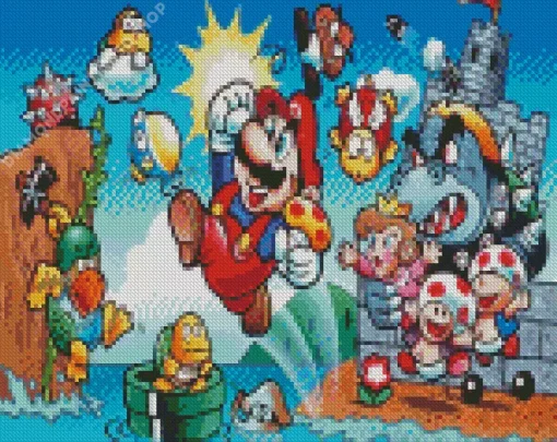 Super Mario Bros 3 Diamond Painting