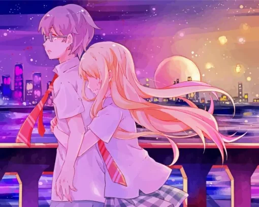 Kosei And Kaori Diamond Painting