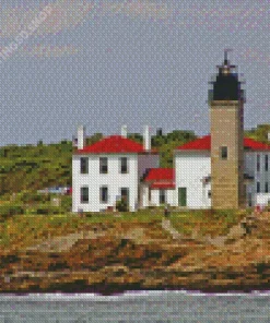 Beavertail Lighthouse Diamond Painting