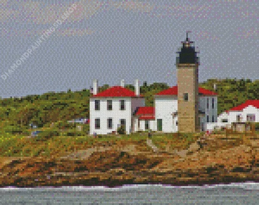 Beavertail Lighthouse Diamond Painting