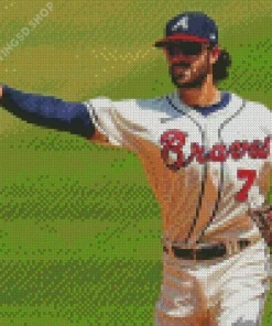 Dansby Swanson Diamond Painting