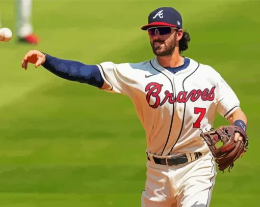 Dansby Swanson Diamond Painting