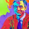 Colorful Fred Rogers Diamond Painting