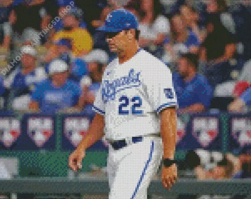 Kc Royals Player Diamond Painting