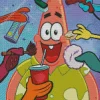 Cool Patrick Star Diamond Painting