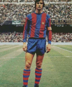 Johan Cruyff Barca Diamond Painting