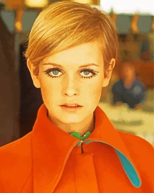 Model Twiggy Diamond Painting