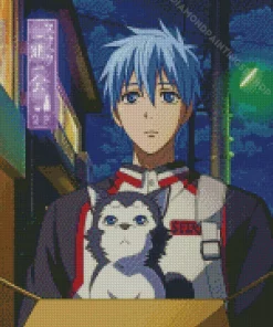 Tetsuya Kuroko Dog Diamond Painting