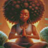 Meditating Art Diamond Painting