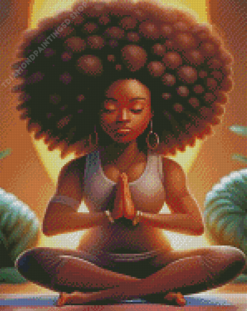 Meditating Art Diamond Painting