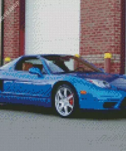 Blue Acura Nsx Diamond Painting