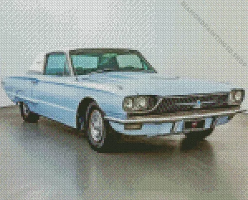 Blue Thunderbird Diamond Painting