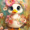 Female Duck Diamond Painting