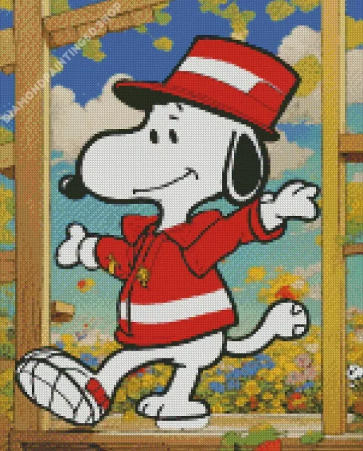 Snoopy Art Diamond Painting