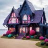 Black House Diamond Painting