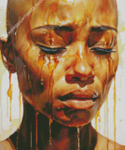 Black Woman Art Diamond Painting