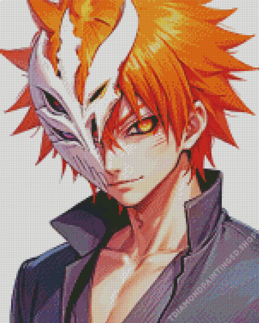 Ichigo Half Hollow Diamond Painting