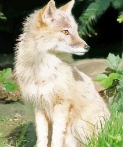 Blond Fox Diamond Painting