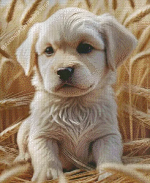 Labrador Puppy Diamond Painting
