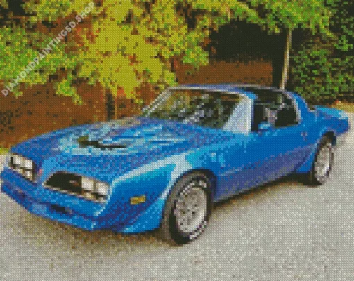 1977 Trans Am Diamond Painting