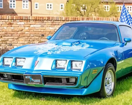 1979 Firebird Car Diamond Painting