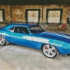 Blue 69 Camaro Ss Diamond Painting