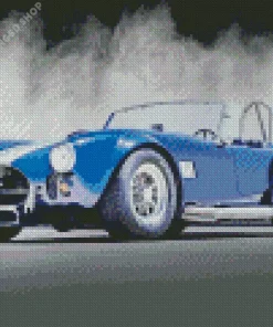 Blue Ac Cobra Diamond Painting