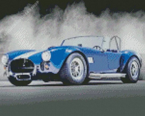 Blue Ac Cobra Diamond Painting