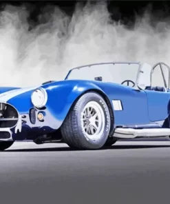 Blue Ac Cobra Diamond Painting