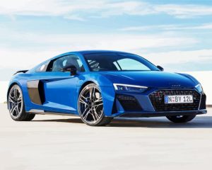 Blue Audi I8 Diamond Painting