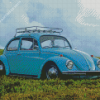 Blue Beetle Diamond Painting