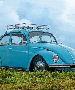 Blue Beetle Diamond Painting