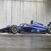 Blue F2 Car Diamond Painting