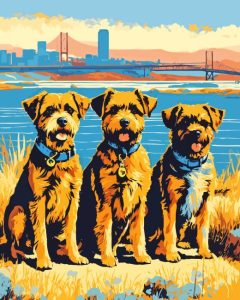 Brown Schnauzers Diamond Painting