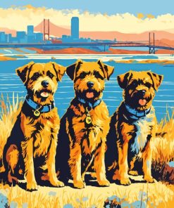 Brown Schnauzers Diamond Painting
