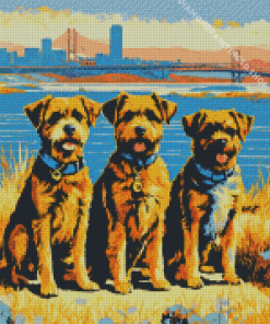 Brown Schnauzers Diamond Painting