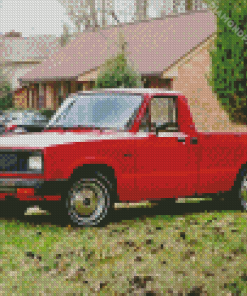 Red Mazda B2200 Diamond Painting