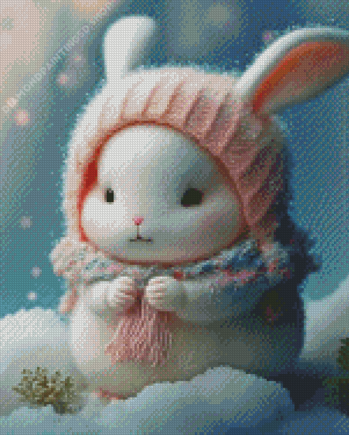 Adorable Bunny Diamond Painting