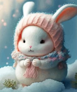 Adorable Bunny Diamond Painting