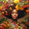 African Black Woman Diamond Painting