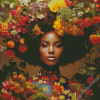 African Black Woman Diamond Painting