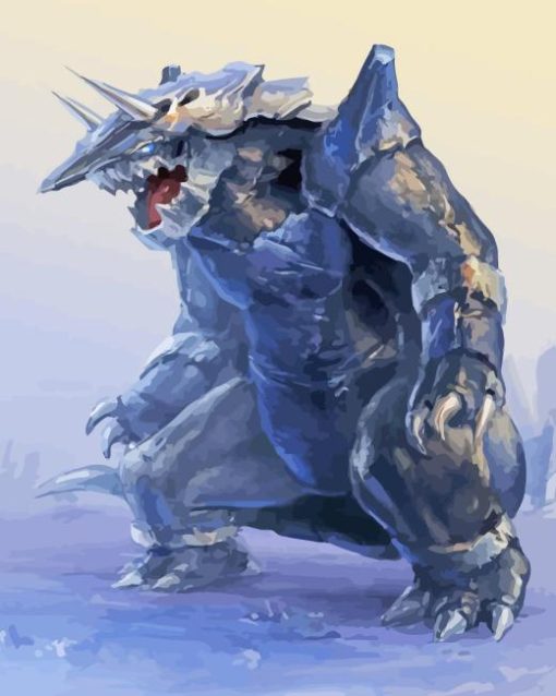 Aggron Anime Diamond Painting