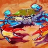 Blue Crab Art Diamond Painting