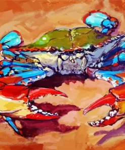 Blue Crab Art Diamond Painting