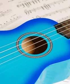 Blue Guitar Diamond Painting